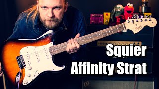 Squier Affinity Stratocaster Good Affordable Guitar [upl. by Ebanreb]