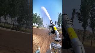 Rotary water sprinkler tool machinerytools machinery rocket satisfying ingenioustools [upl. by Ynohtnael]