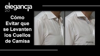 Cómo Evitar que se Levanten los Cuellos de Camisa  Bere Casillas Elegancia 20 [upl. by Thirza]