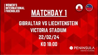 Gibraltar vs Liechtenstein  Womens International Friendly [upl. by Nala]