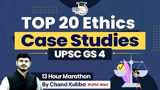 Best Ethics Case Studies for UPSC GS 4  Marathon Session  Study IQ IAS [upl. by Euqinotna]