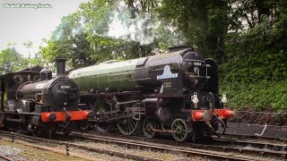 60163 Tornado ventures onto the Bodmin amp Wenford Railway June 2017 [upl. by Epilif74]