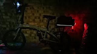 Where to fit lights on Raleigh Evo folding bike [upl. by Edmee]