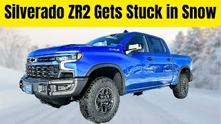 2024 Silverado ZR2 Bison Vs Unplowed Streets [upl. by Mistrot]