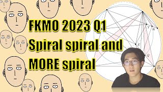 FKMO 2023 Question 1 Spirals spirals and more SPIRALS [upl. by Ardnasal812]