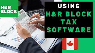 How to file your taxes using HampR Block  Canada Taxes [upl. by Tenrag]