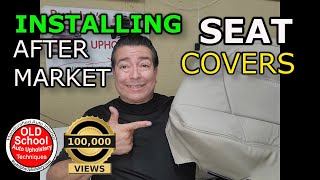 Watch this first How to Install aftermarket auto seat covers upholstery [upl. by Uhn]