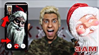 DO NOT FACETIME SANTA CLAUS AT 3AM OMG HE ACTUALLY CAME TO MY HOUSE [upl. by Analat]