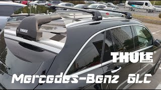 Montage des Dachtragers Thule Wingbar Edge Mercedes GLC [upl. by Hyacintha]