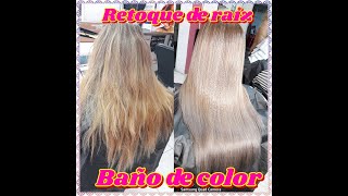 Como hacer Baño de Color y Retoque de raiz [upl. by Lyndes]