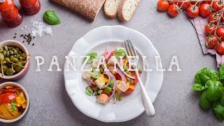 Eat and fit  Original Italian recipe of Panzanella  bread salad [upl. by Saticilef]