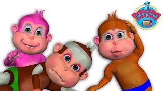 Five Little Monkeys Rhymes Song with Lyrics  Kids Songs amp Rhymes for Children  Mum Mum TV [upl. by Ycat]