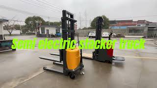 Semi Electric Stacker [upl. by Airad]