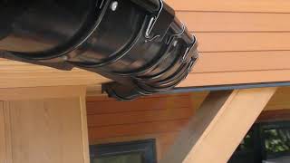 Installation of Lindab Rainline Gutters in the Round [upl. by Lirrad646]