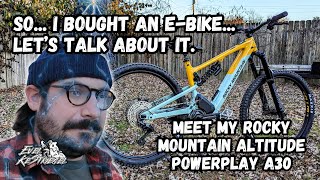 New EBike Day Meet my Rocky Mountain Powerplay Altitude A30 [upl. by Etselec]