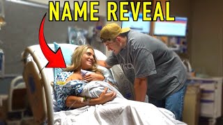 LaBrant Family Baby 5 Official Name Reveal [upl. by Corso]