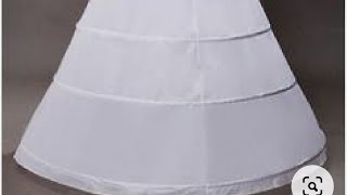 DIY hoop skirt  boning skirt [upl. by Atikir960]