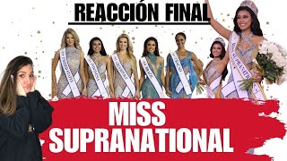 REACCIÓN FINAL MISS SUPRANATIONAL 2024 [upl. by Ier410]