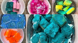 Colorful Fresh amp Dyed Bowl Crushes 😍😍  ASMR  Sleep aid asmr explore viralvideo asmrsounds [upl. by Aliekahs]