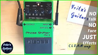 BOSS PH3 Phase Shifter  Modern  Vintage Phaser Effect Pedal Tap Tempo [upl. by Ynnal]