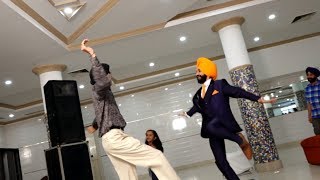 Punjabi Wedding Dance  Yaar Bolda  Impromptu Bhangra Performance [upl. by Lavona]