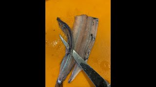 How to butterfly fillet a garfish [upl. by Tomaso]