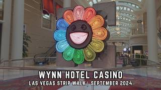 September 2024s HOTTEST Las Vegas Strip Walk 4K Wynn Hotel Casino [upl. by Aihsoem]