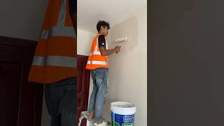 wall painting foryou wallpainting viralshorts shorts construction civilengeeniring [upl. by Sinne400]