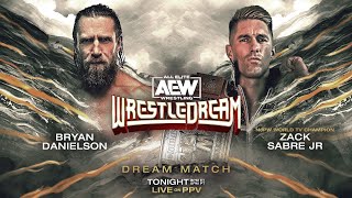 Bryan Danielson vs Zack Sabre Jr highlights  AEW WrestleDream 2023 [upl. by Assiren]