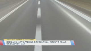 Uber Lyft offering election day discounts [upl. by Franckot]