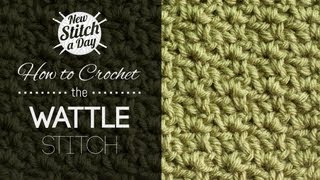 How to Crochet the Wattle Stitch [upl. by Garlaand]