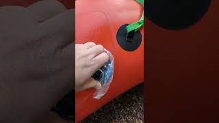 HOW TO IMPROVISE A FIELD REPAIR FOR MISSING ALPACKA PACKRAFT VALVE CAP [upl. by Orazal65]