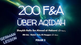 L17  200 FampA über Aqidah German  English Lesson of Hafidh al Hakami  Ustadh AbdulAziz alHaqqan [upl. by Stephanus799]