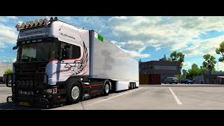 ETS2 POV DRIVE EP 6 SCANIA R730 V8 WITH LAMBERET SR2 THRUSTMASTER T  GT2 [upl. by Ekul883]