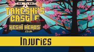 NEW Takeshis Castle Injuries [upl. by Neetsirhc]