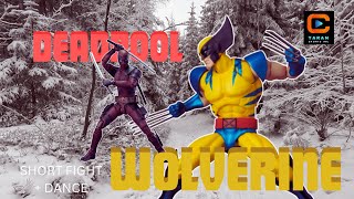 Deadpool vs Wolverine  STOP MOTION  EPIC Showdown [upl. by Detta202]