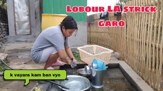 Labour la kam ban garo🤔kina holaDada ko haat ko Allu dum😋village life [upl. by Jer]