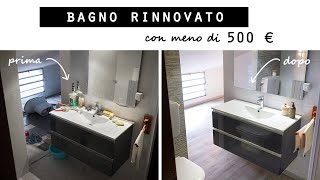 RINNOVARE un PICCOLO BAGNO con MENO DI 500 € [upl. by Jessi114]