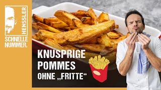 Schnelles Pommes aus dem Ofen Rezept von Steffen Henssler  Günstige Rezepte [upl. by Eelarac]