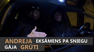 SNIEGS TUMSA IEBRAUKT AIZLIEGTS SLIKTA VIETAS IZVÄ’LE  BRAUKÅ ANAS EKSÄ€MENS [upl. by Dracir]