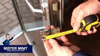 How To Replace A Cylinder Lock Yourself  MISTER MINIT [upl. by Herby]