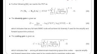 Wireless Cooperative Communication Networks Part 5  Regenerative PHY Layer [upl. by Brana]