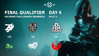 2024 VALORANT Challengers Indonesia  Split 2  Final Qualifier W2D1 [upl. by Lednem731]