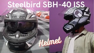 Steelbird SBH40 Aeronautics Helmet Review and unboxing  Best Helmet under 2000 Rs Helmet [upl. by Egduj815]