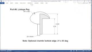 Inventor Linkage Peg Tutorial [upl. by Hanimay515]