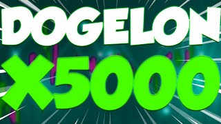 DOGELON IS FINALLY GOING TO X5000 HURRY UP  DOGELON PRICE ANALYSES amp PREDICTIONS [upl. by Divaj]