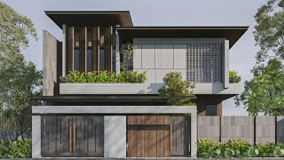 best exterior elevation designs Elevationdesigns beautifulelevation shortsvideo subcribemychannel [upl. by Tija]