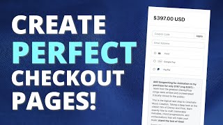 Kajabi Create INCREDIBLE Checkout Pages [upl. by Nelie]