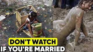 15 DIRTIEST Countries in the World Where Women Defecate Openly in the Streets  Travel Documentary [upl. by Sello]