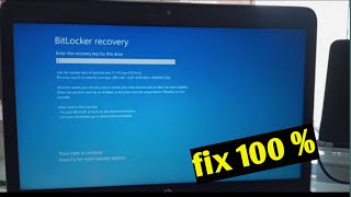 Bitlocker recovery error solved  how to solvel bitlocker [upl. by Lorenz504]